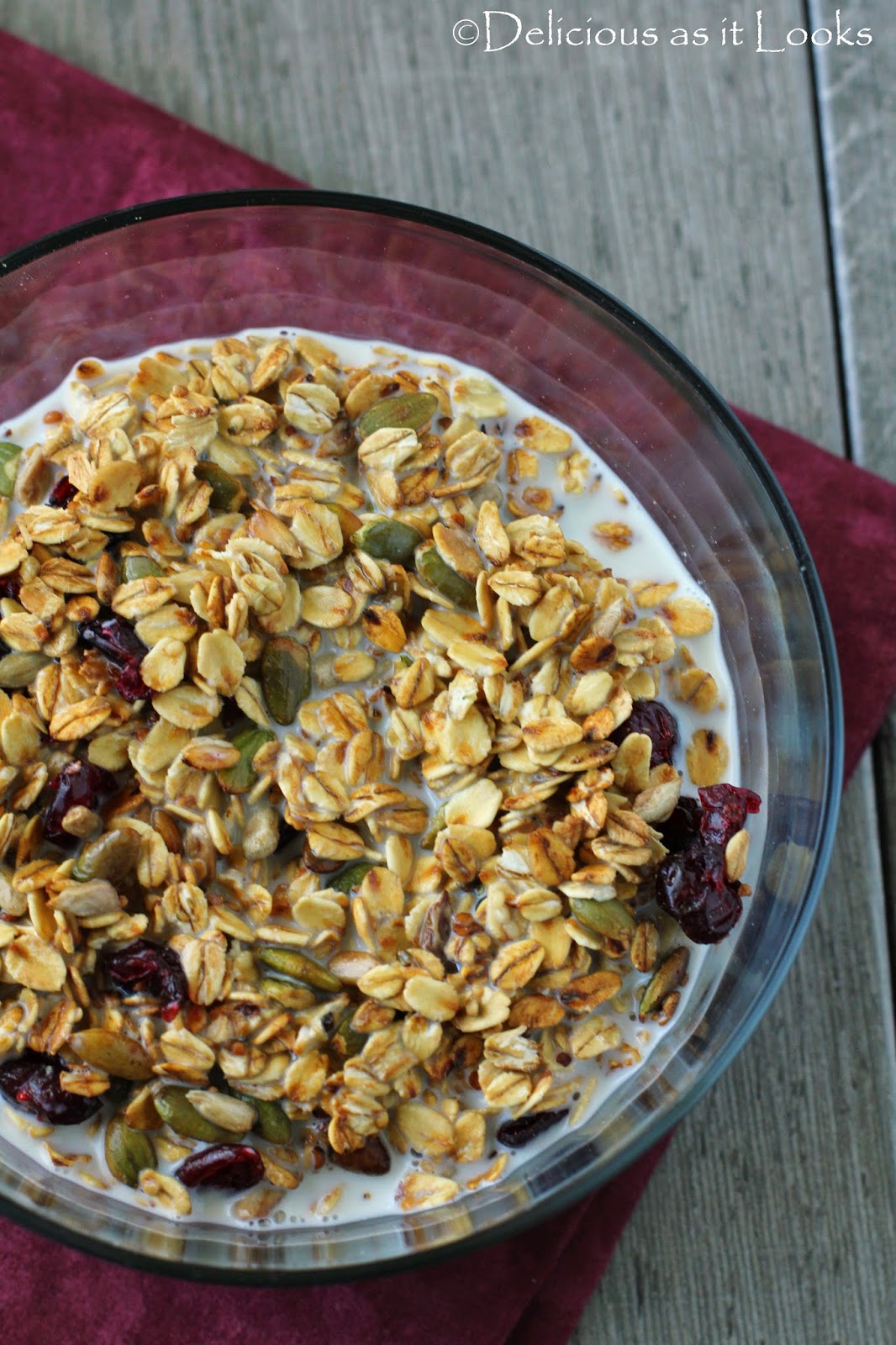 Maple Toasted Cranberry Muesli Delicious as it Looks