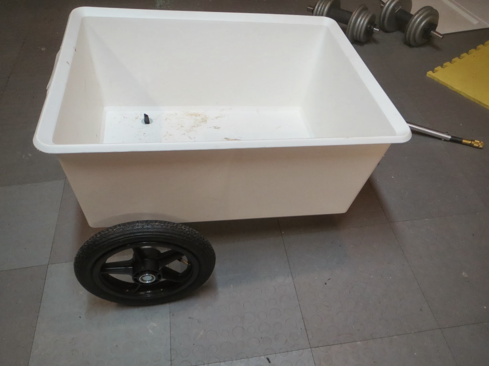 plastic bike trailer