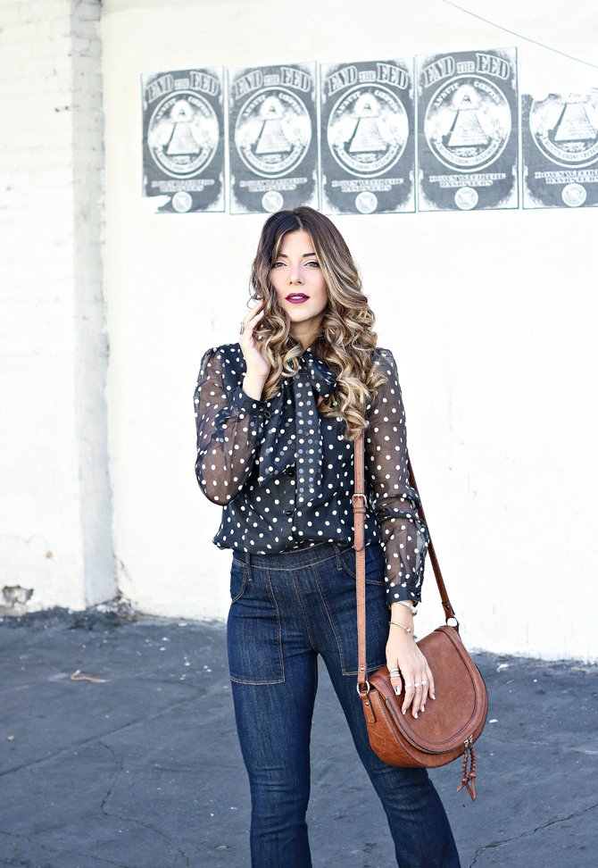 polka dot bow tie and suspenders