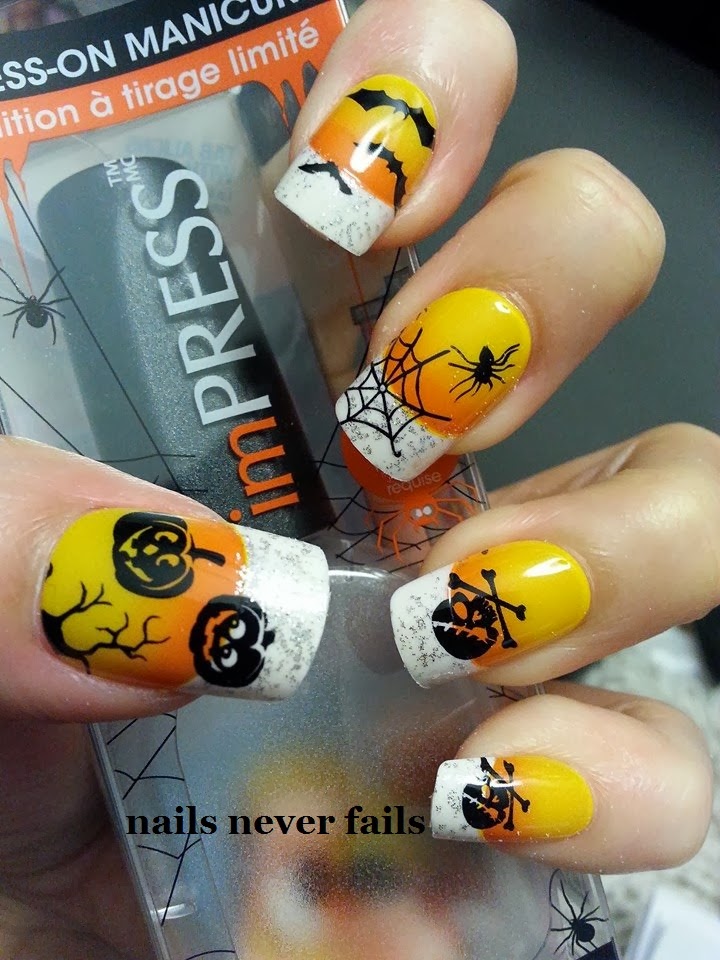Nails Never Fails Impress Limited Edition Halloween Nails Notd And Review
