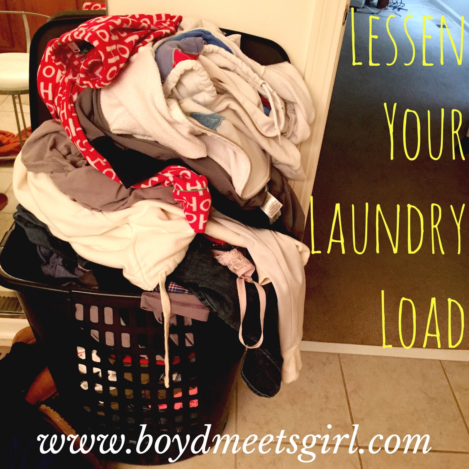 Tips for Lessening Your Laundry Load