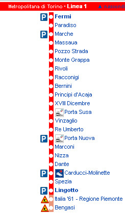 Metro nel mondo Metro Torino mappa e orari della metropolitana di Torino