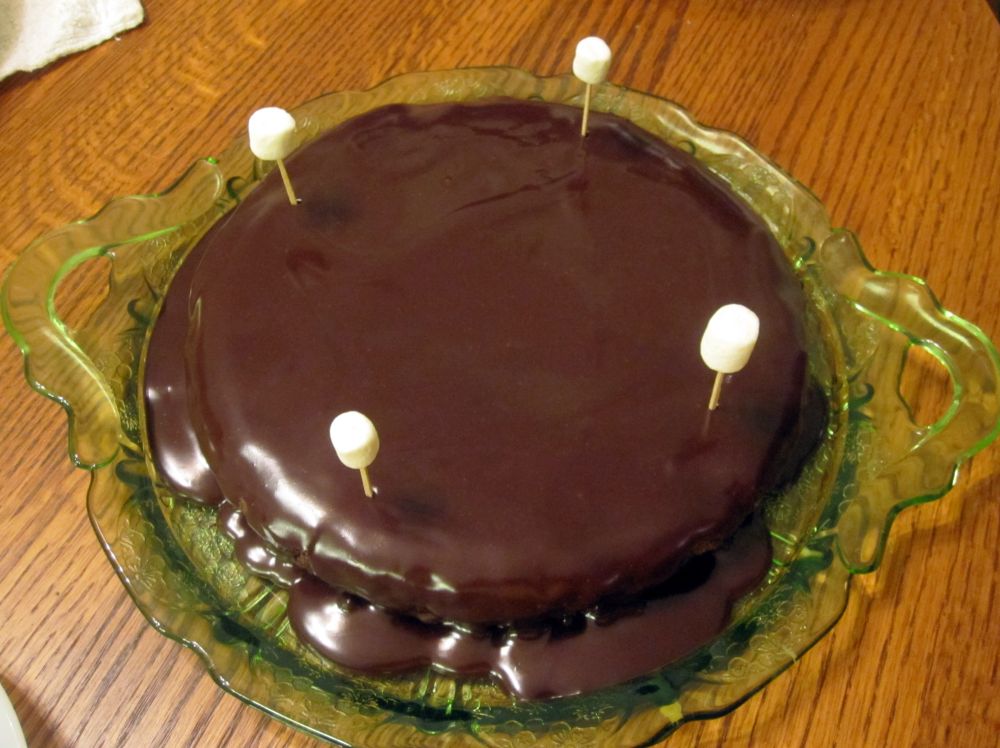 Happy Go Marni Marniism How to Cover a Frosted Cake with Foil so that