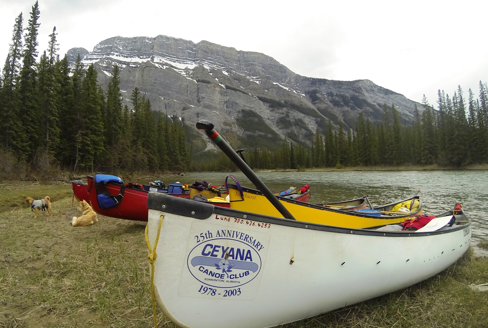 Revlo Mark Lund & Jim Buckingham Canoe Trip from Banff to Canmore
