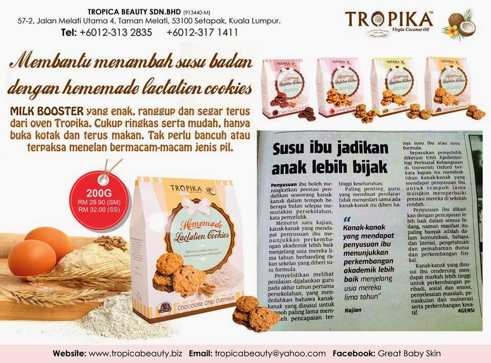 TROPIKA HOMEMADE LACTATION COOKIES produk kecantikan