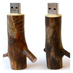 wood usb