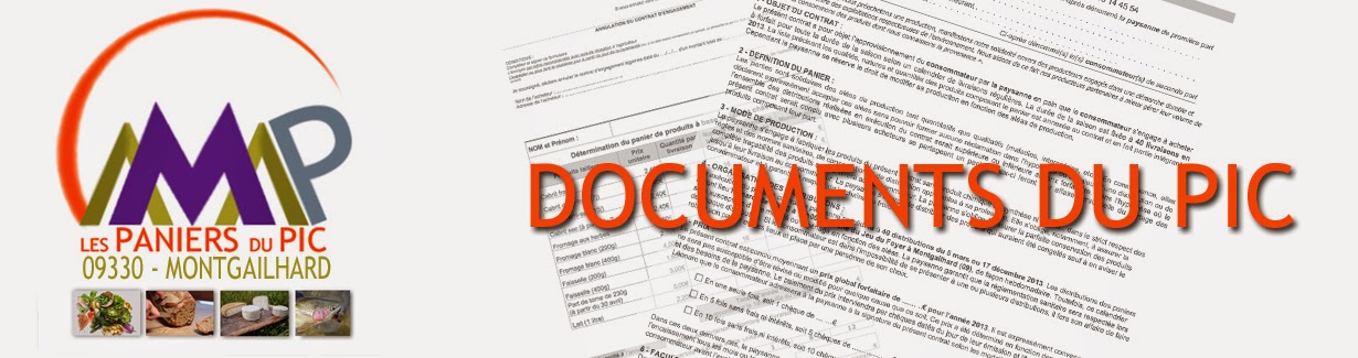 Les DOCUMENTS du Pic