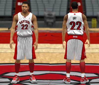 NBA 2K13 Toronto Raptors Home Jersey NBA2K Mods