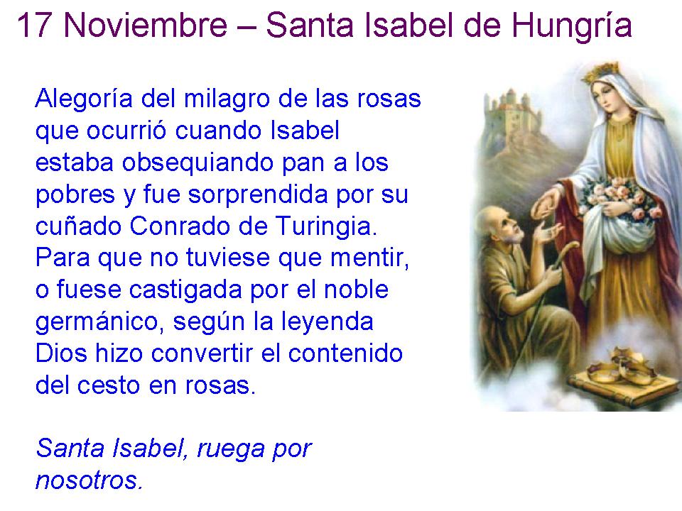 Resultado de imagen de frases de santa isabel de hungria