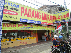 Local Indonesian restaurant in Yogyakarta.