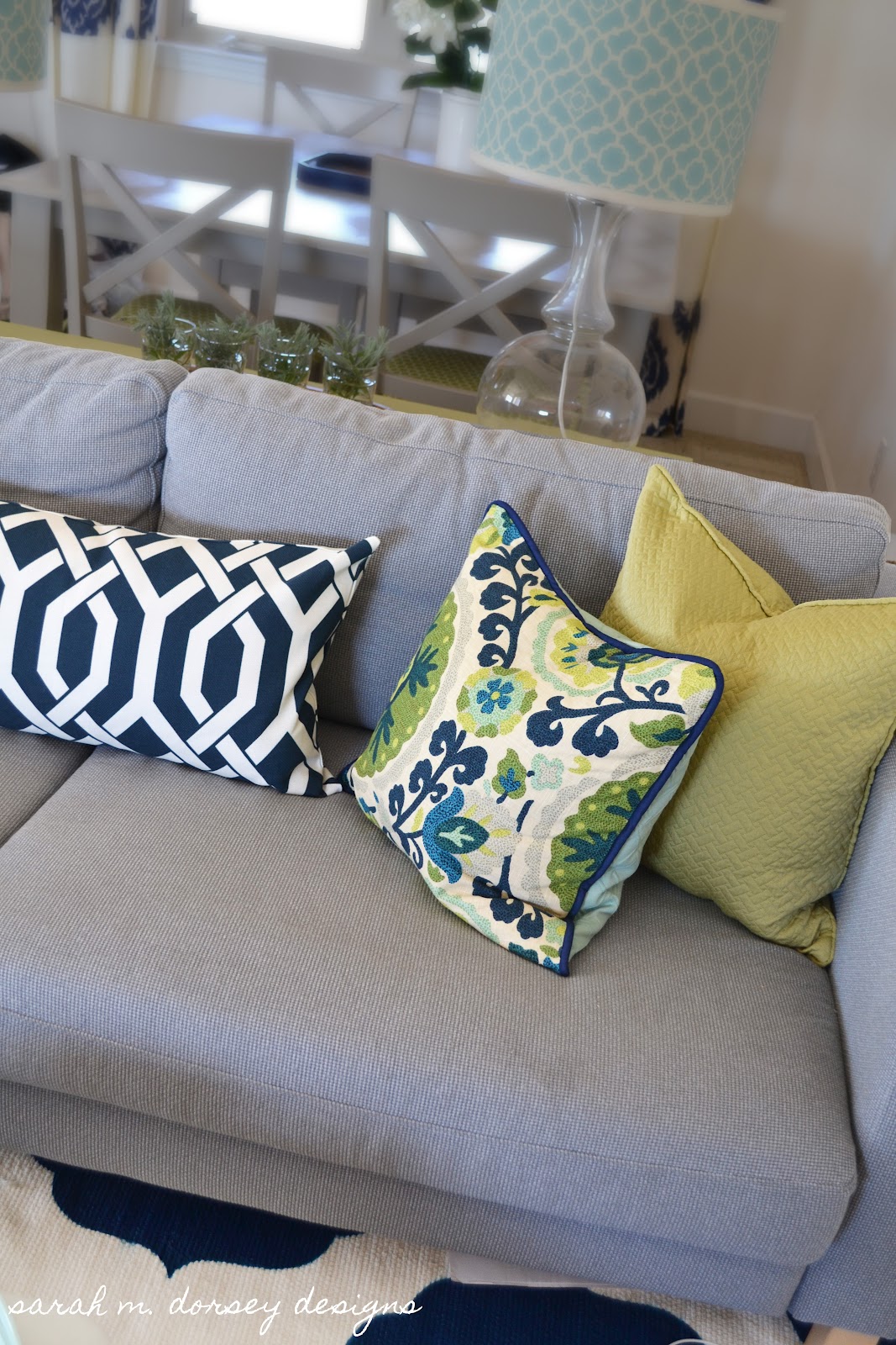 sarah m. dorsey designs Pillow Shams for the Living Room