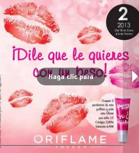 folleto oriflame catalogo 2 2013