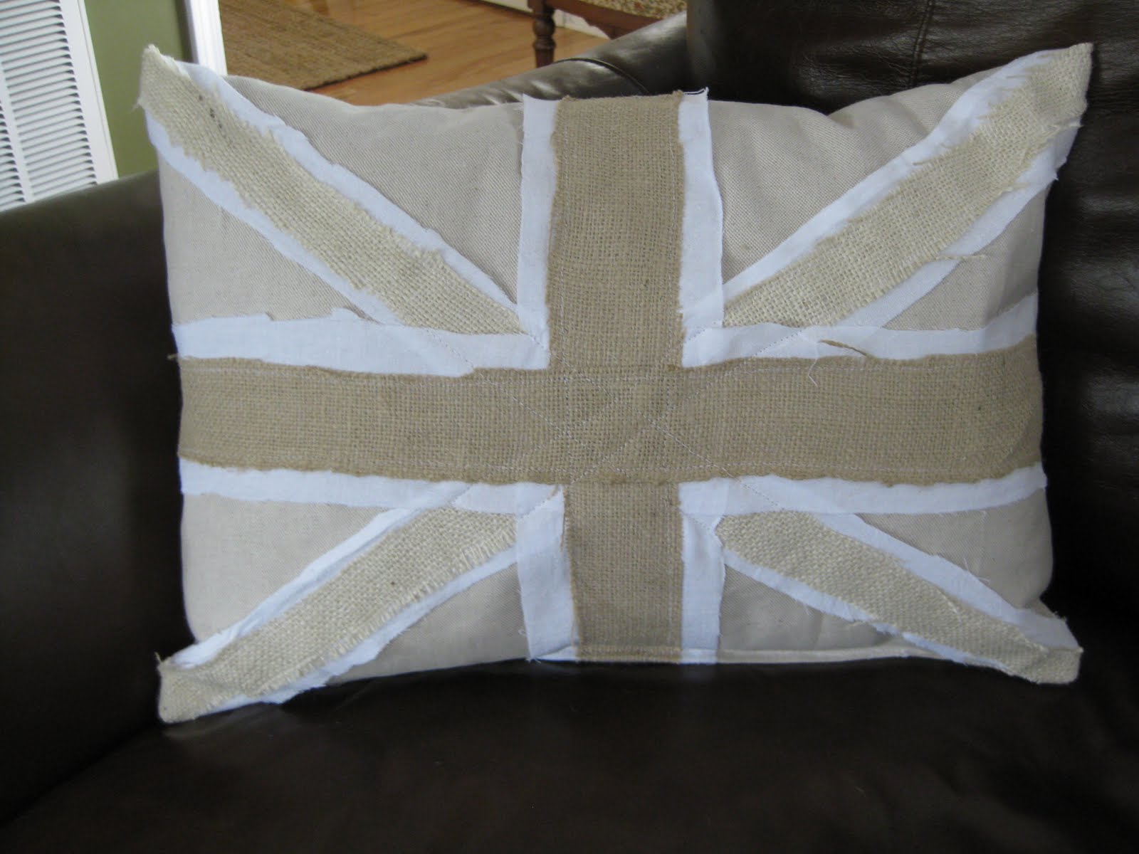 Crafty Couture Union Jack Pillow