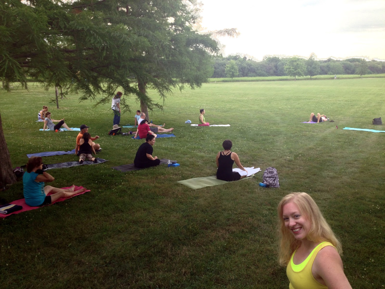 Yoga in the Park Urbana, IL ahimsa