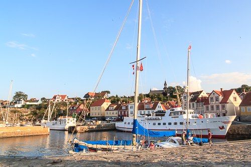 Amalie loves Denmark Ferien auf Bornholm, Gudhjem am Abend Amalie loves Denmark Ferien auf Bornholm, Gudhjem am Abend