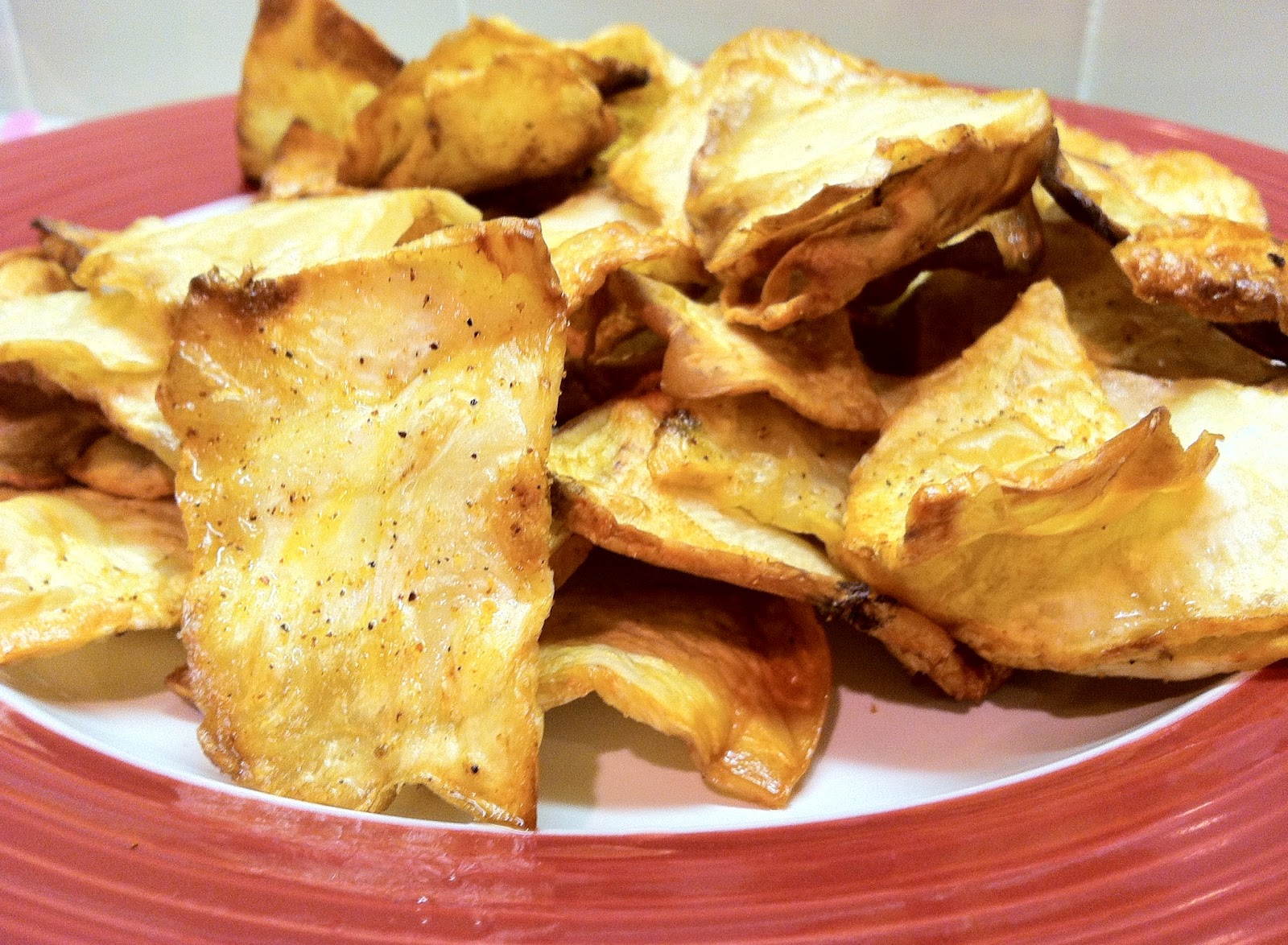 Low Carb Layla Celery Root "Potato" Chips