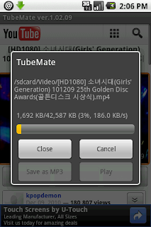 TubeMate Android Android Youtube Video İndirme
