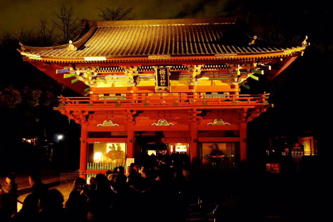 根津神社, 初詣, Nezu Shrine