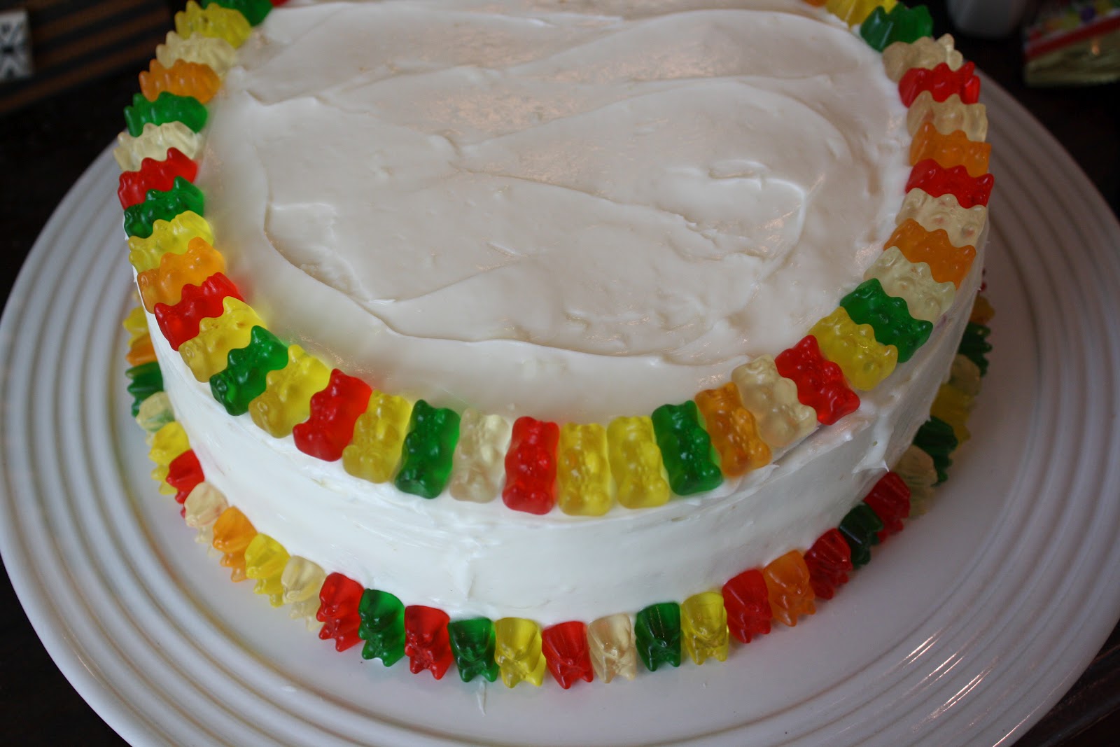 Auntie Caitlin's Creations Gummy Bear Birthday Cake