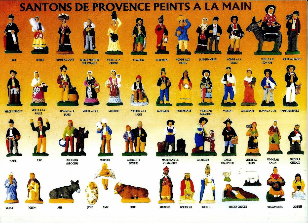 Les santons 7 cm