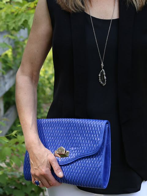 blue clutch