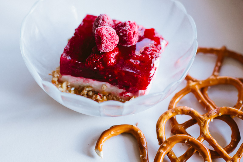 JelloADay Pretzel Jello Dessert