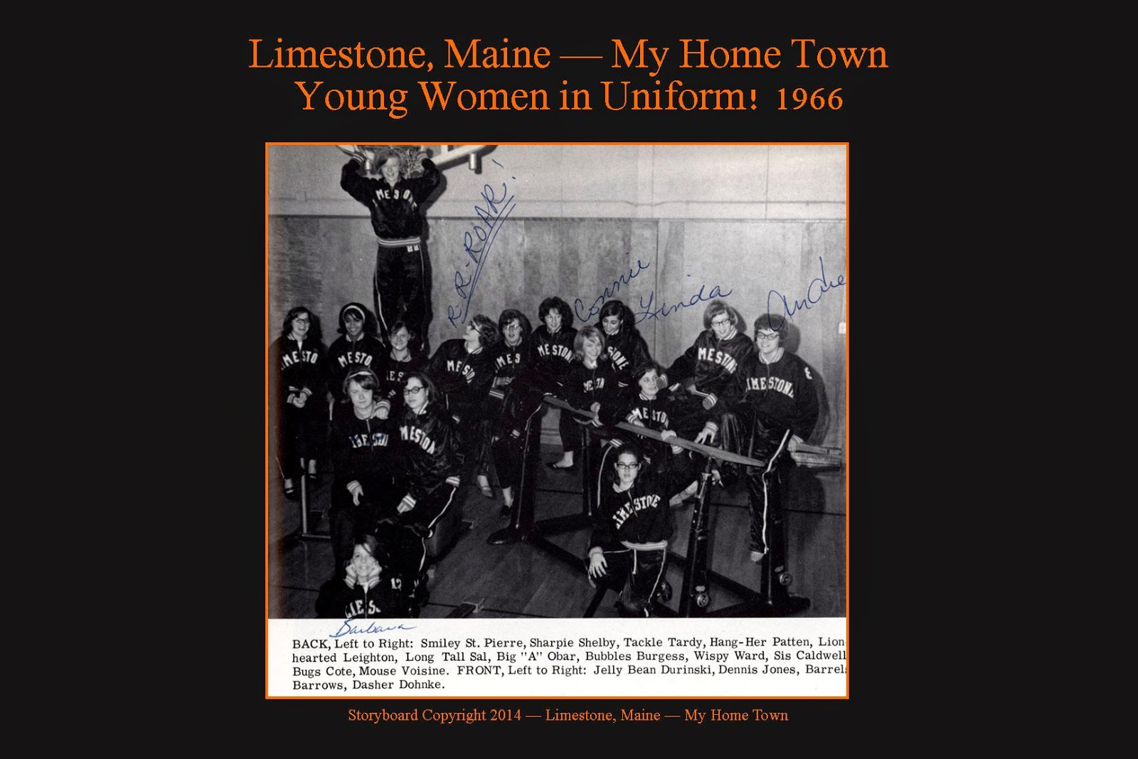 Limestone, Maine My Home Town Limestone High School Class of