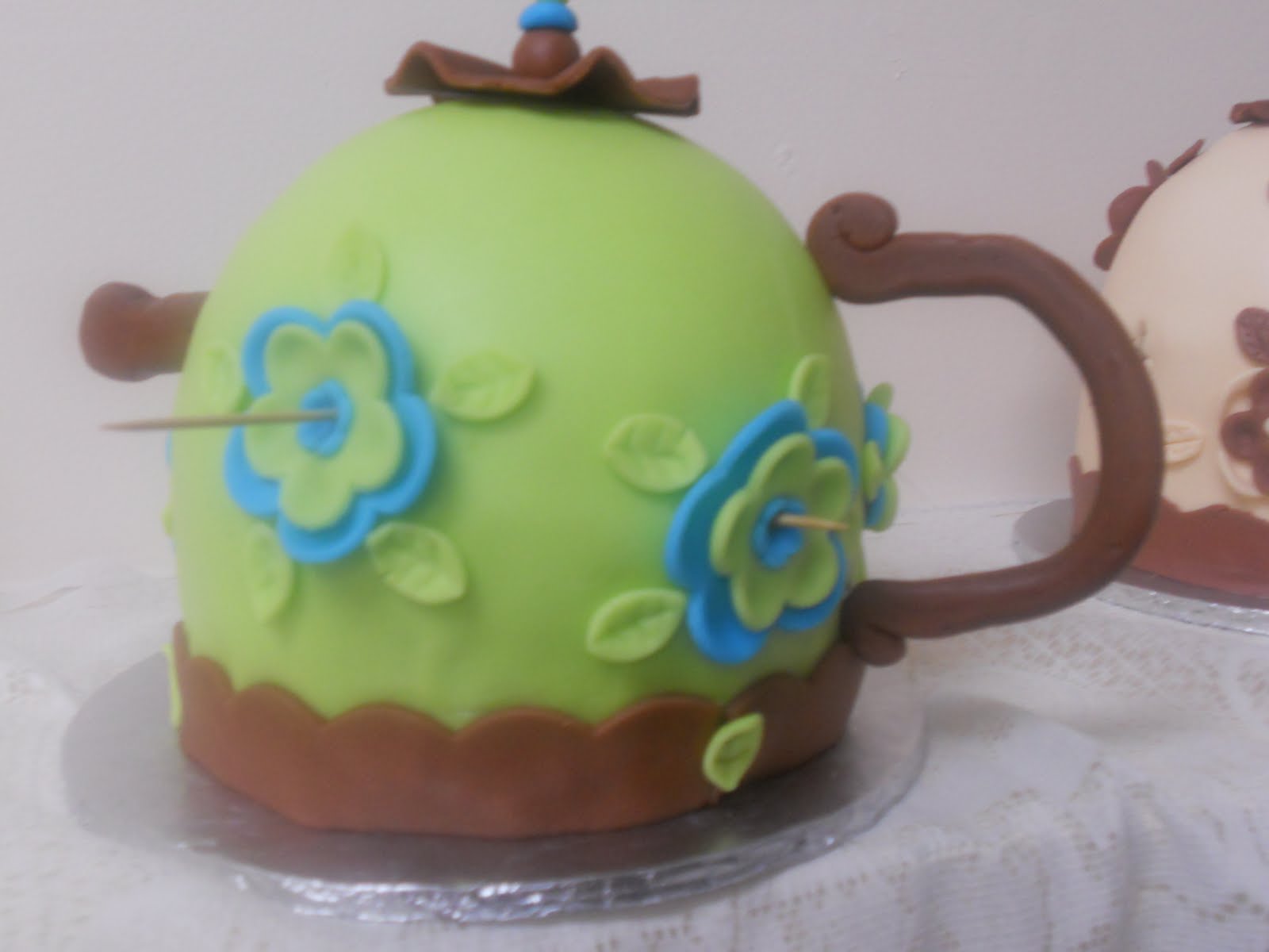 Teapots in Fondant, Teteras en pastel