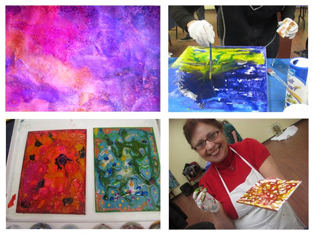 Fluid Acrylics Workshop/Taller de Acrilicos Fluidos