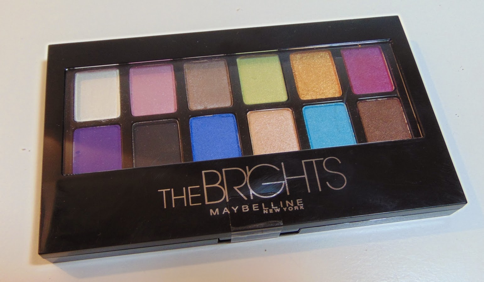 Review! Maybelline "The Brights" Palette + Swatches! Eyeshadow Couture