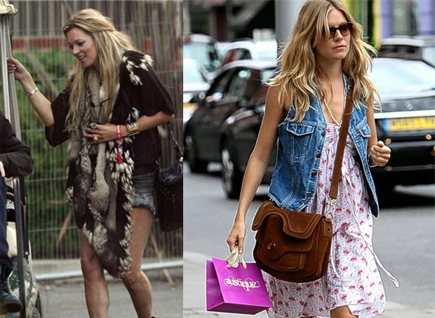 kate moss estilo boho