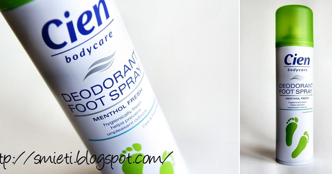 Smieti i jej babska natura! Cien deodorant foot spray dezodorant
