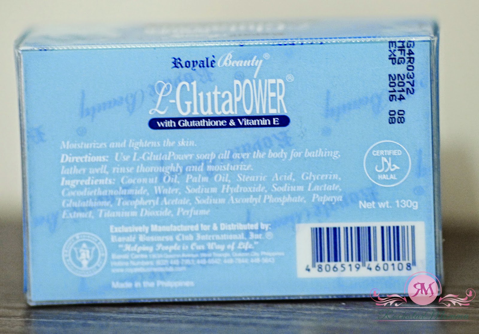 Rockstarmomma Product Review Royale Beauty L Gluta Power Whitening Soap