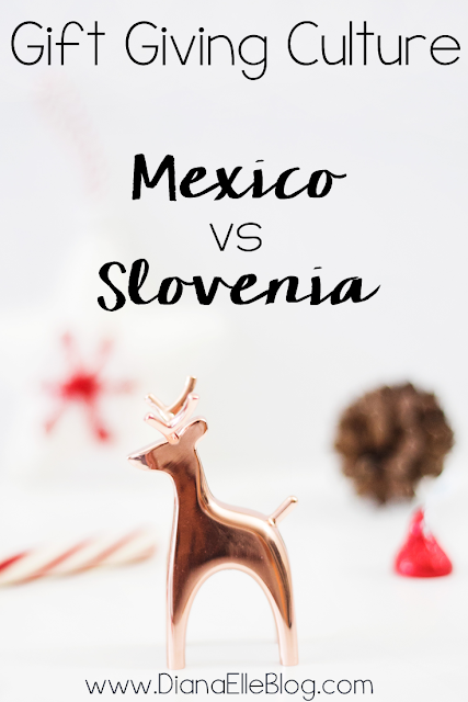 Compare the gift giving culture in Slovenia vs Mexico