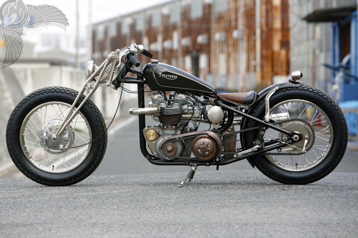 1958 triumph tr6 - yokohama queen | heiwa motorcycles