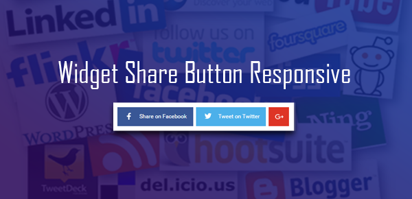 Membuat Social Share Button Responsive Tanpa JavaScript di Blog