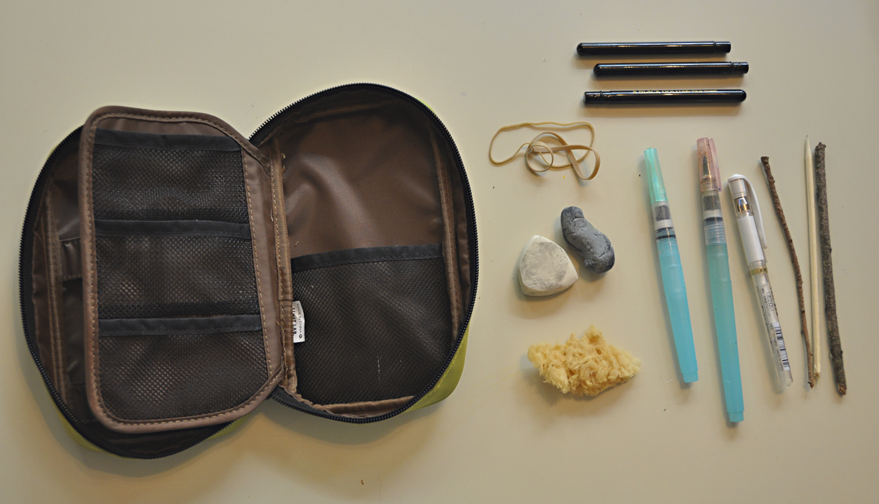 Tea and Talk for Two to my Travel Sketch Kit