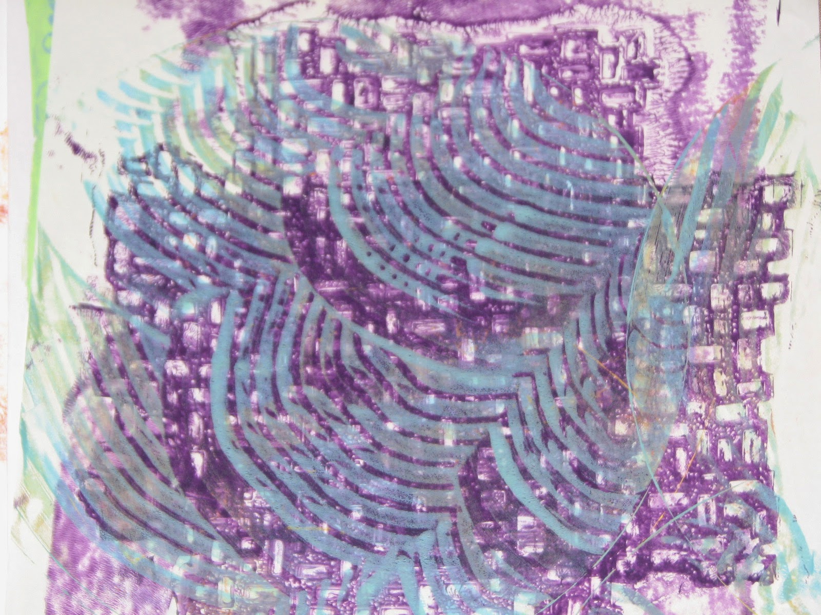 Ink Stains Dina Wakley Gelli Plate Examples & GiveAWay!!