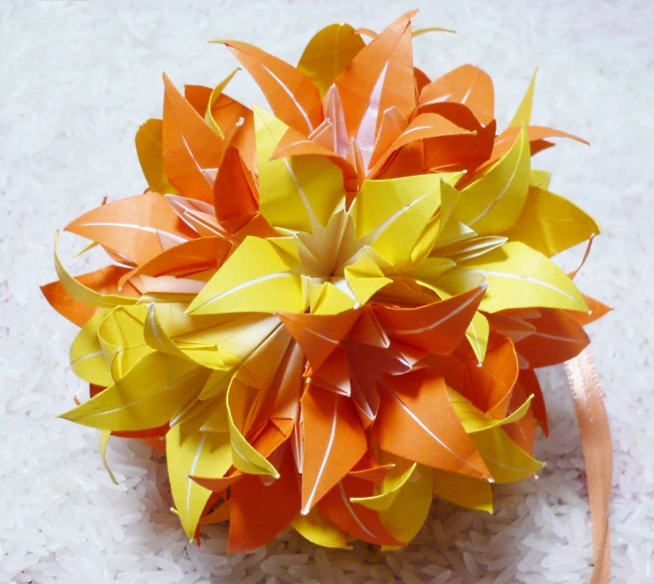 Lily Kusudama kusudama royal origami lily
