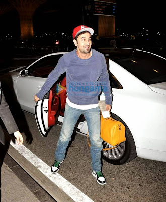 Ranbir Kapoor & Karan Johar leave for Bombay Velvet's Srilanka schedule