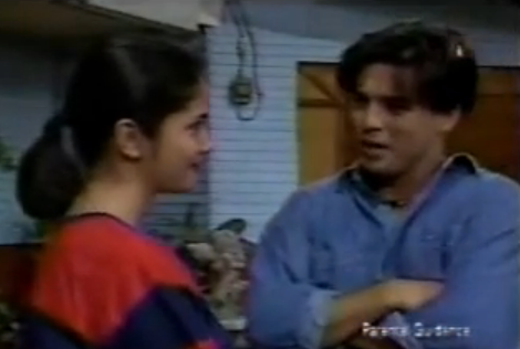 Oki Doki Doc ABS CBN 90's Agot Isidro as Alex and Aga Muhlach as Doc Aga First Meeting in Oki Doki Doc 1st Episode Philippine Sitcom