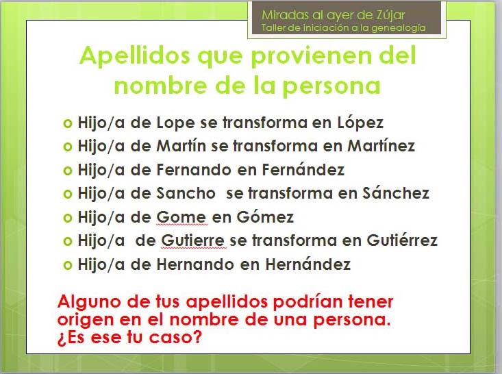 "MIRADAS AL AYER" Zújar, Historia, Patrimonio y Fotos Antiguas " Apellidos que provienen del