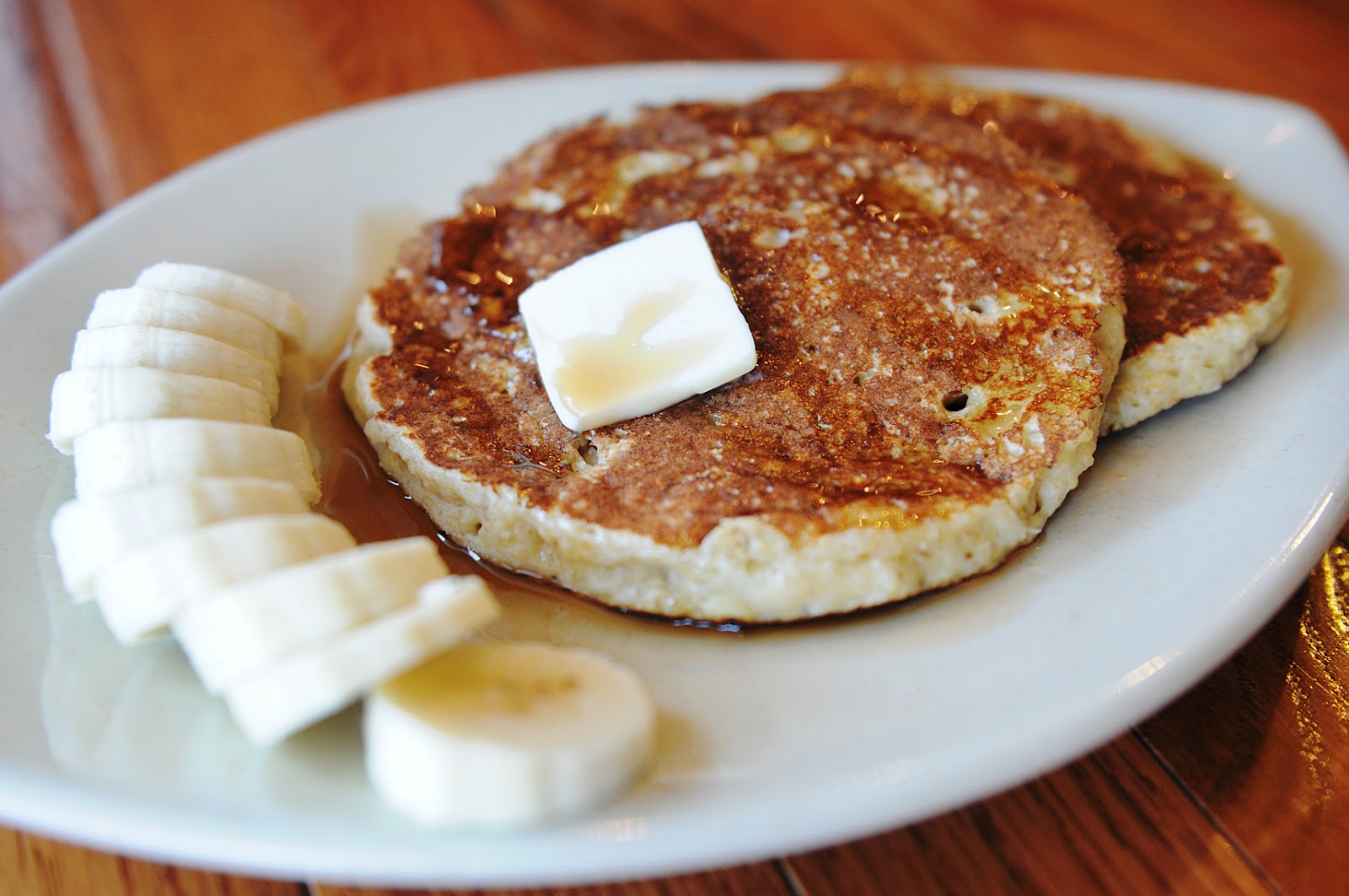 Meredith's Recipes "Crunchy" Quinoa Banana Pancakes