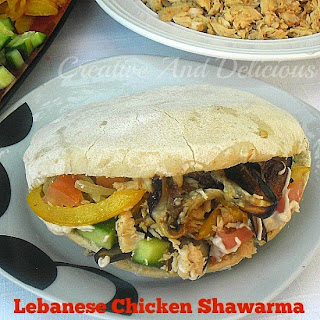 Lebanese Chicken Shawarmas ~ Absolutely a taste sensation which you can not miss ! Delicious #MarinadeSauce recipe included ! #Shawarma #ChickenShawarma