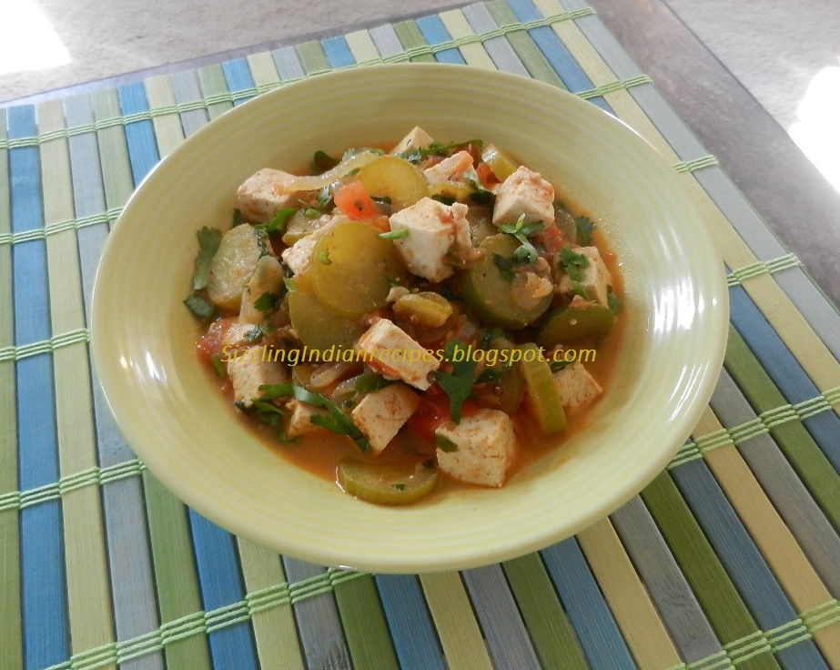 Sizzling Indian Recipes..... Persian cucumber stir fry with fresh