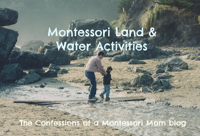 Montessori Land and Water Activities {Confessions of a Montessori Mom blog}