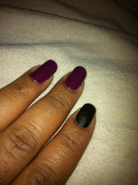 Black Girl Blue Nails February 13