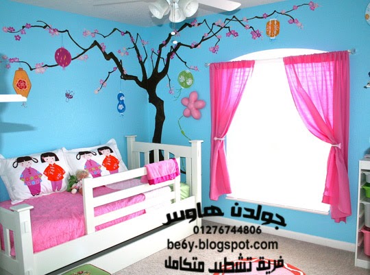 احدث دهانات غرف اطفال 2012