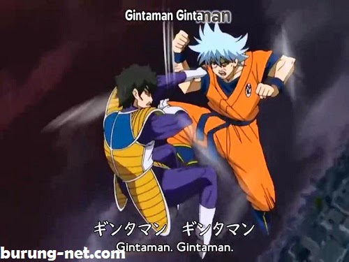 Gintama Parody Dragonball Goku Vegeta Episode 100