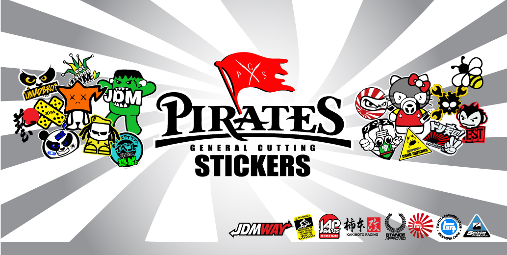 Pirates Sticker's